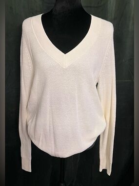 3 for 1!!! GAP Cream, Dark Gray and Black V-Neck Knit Sweater 2 NWT 1 NWOT